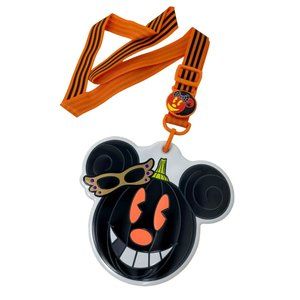 Tokyo Disneyland Halloween 2009 Lanyard Badge Holder I.D. Card Holder‎